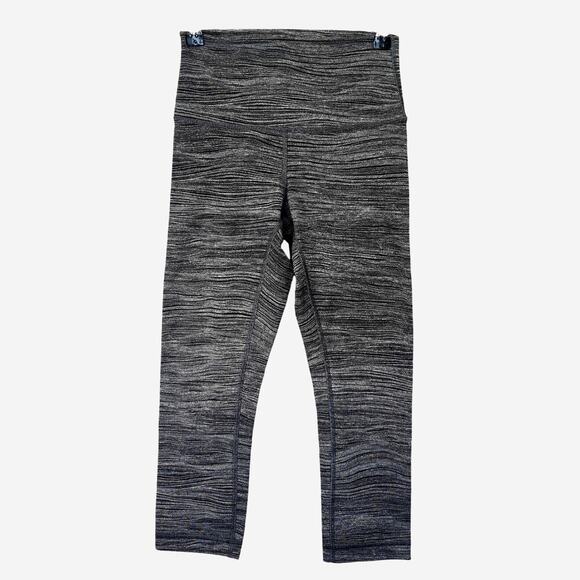 Lululemon Wunder Under Crop Highrise Bit Point Ice Size 4 - Picture 1 of 5